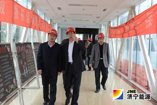 國家煤礦建設秩序專項檢查組蒞臨安居煤礦檢查指導工作