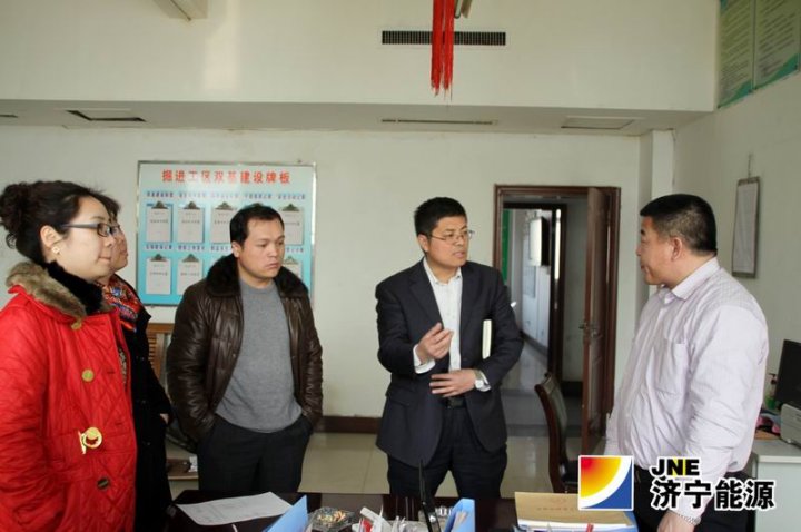集團公司工會檢查組到花園煤礦檢查驗收2013年度工會工作