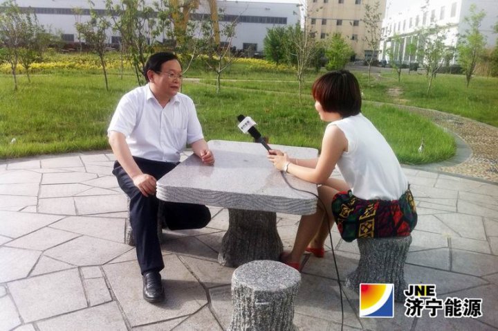 霄云煤礦趙光明接受濟寧電視臺記者專訪