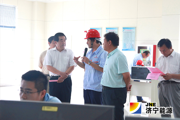 市人大常委會副主任羅心光到濟礦民生熱能公司調研