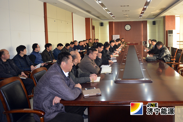 張廣宇到霄云煤礦參加干部調整會議