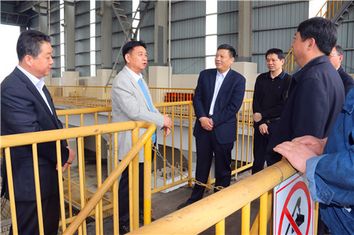 中國太原鐵路局集團高管到濟礦物流參觀視察合作項目
