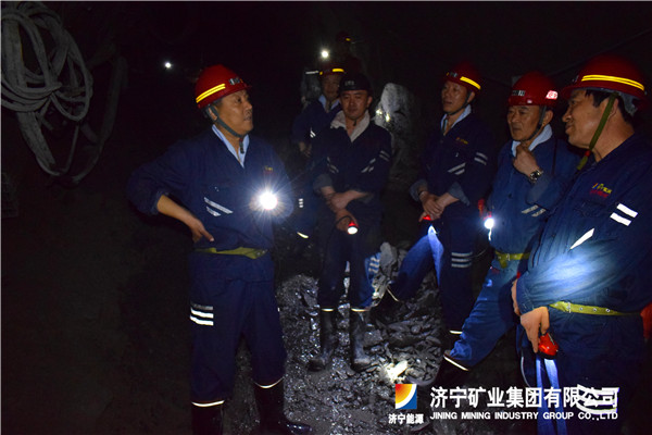 張廣宇到金橋煤礦督導安全生產工作