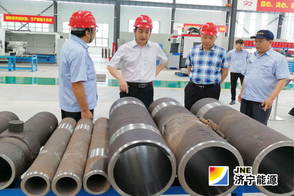 虢洪增到海納科技公司調研指導工作