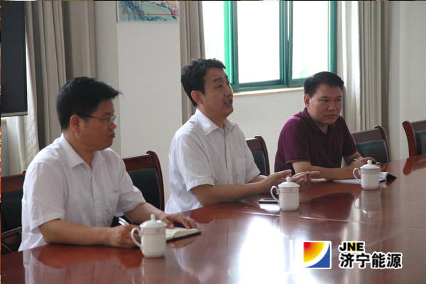 虢洪增一行到民生熱能調研指導工作
