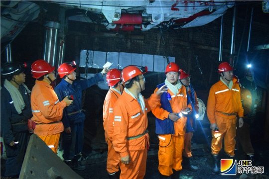 馬金平到運河煤礦督導檢查工作