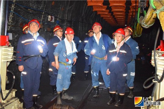 北京煤科總院研究員再次到金橋煤礦調研智慧礦山建設
