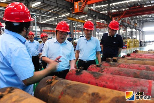 市國資委黨委書記、主任豐家雷到集團公司部分非煤企業調研