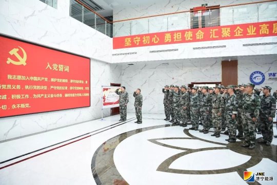 帥！看濟寧能源發展集團民兵連“沙場秋點兵”