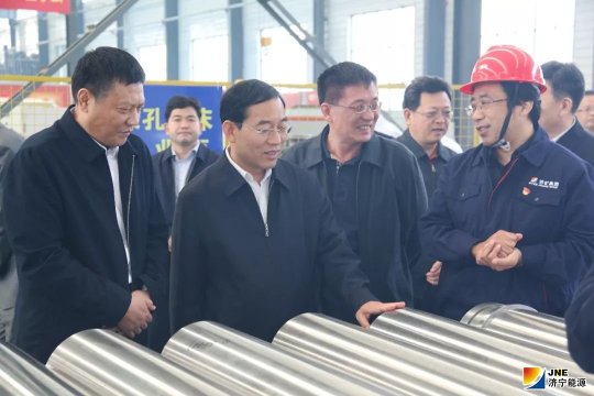 石光亮到海納科技調研指導工作