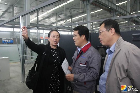 孟進到落陵盛源公司調研指導工作