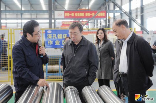 王貞軍到海納科技公司調研指導工作