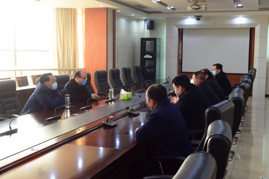 馬金平到霄云煤礦檢查督導疫情防控和安全生產