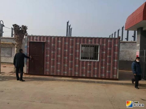 落陵盛源公司：設置簡易板房助力疫情阻擊戰