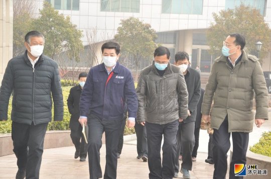 張玉華到花園煤礦檢查疫情防控及復工復產情況