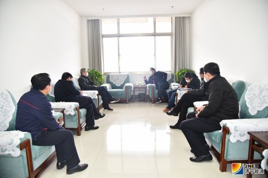 曹勇到微山金源煤礦督導疫情防控工作