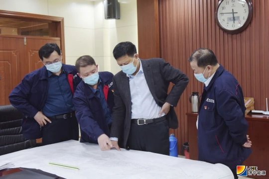 張廣宇到霄云煤礦檢查指導工作