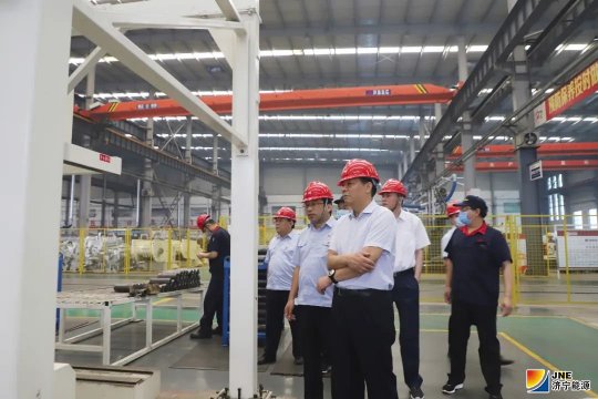 張廣宇到海納科技檢查指導工作