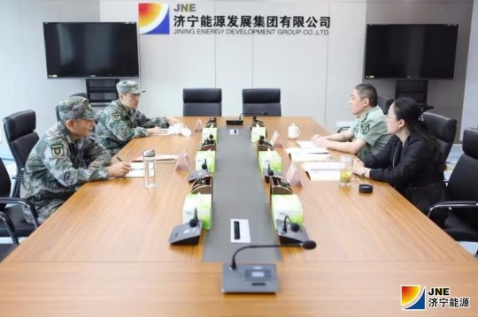 市委常委、濟寧軍分區司令員趙玉斌到集團公司調研指導民兵組織整頓工作