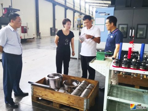 張廣宇到濟寧能源精密制造產業園調研指導工作