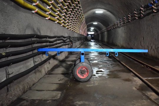 金橋煤礦自制運輸平衡車 打通運輸環節最后30米