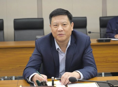 張廣宇會見中船貿易上海公司總經理毛應堅一行