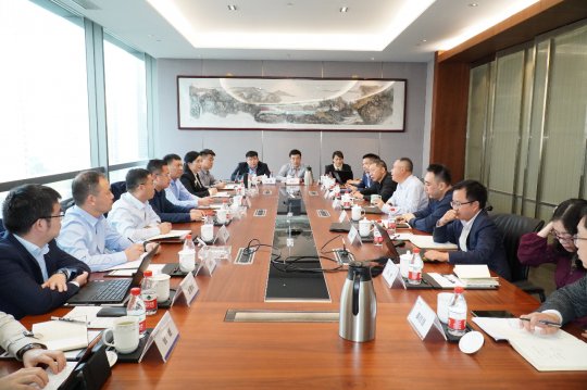 張廣宇帶隊到上海與重點企業簽約合作