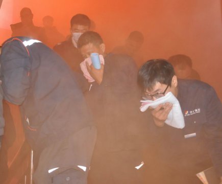 花園煤礦組織消防宣傳培訓演練活動