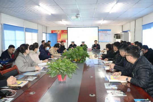 濟礦物流舉辦交通安全知識專題講座