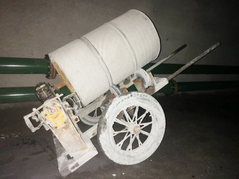花園煤礦自主設計簡易攪拌機使用效果好