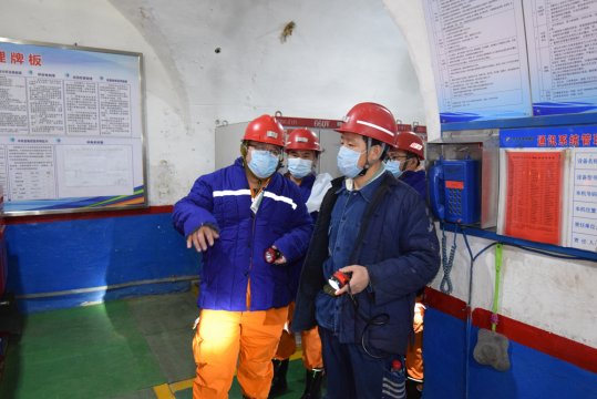 李福東到金橋煤礦督導安全生產工作