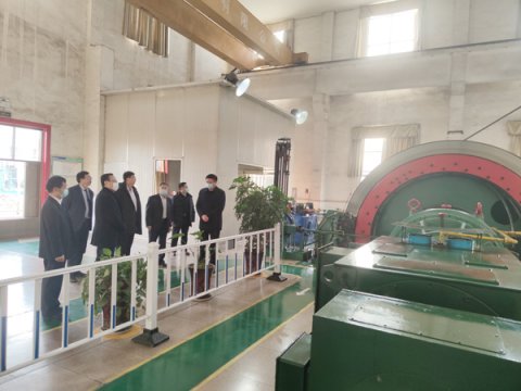 徐青到義橋煤礦督導檢查安全生產和疫情防控工作
