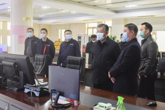 張玉華到霄云煤礦督導檢查工作