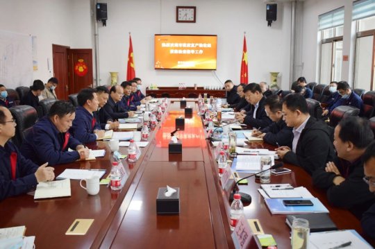 張勝明帶隊到金橋煤礦進行復產驗收