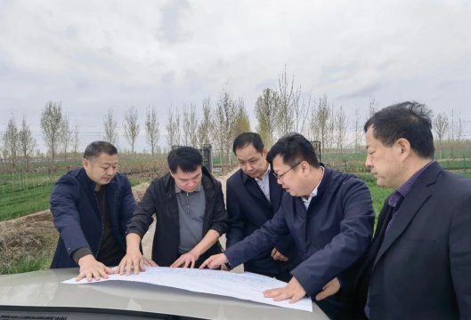 岳修廣到陽城煤電技改項目現場調研指導工作