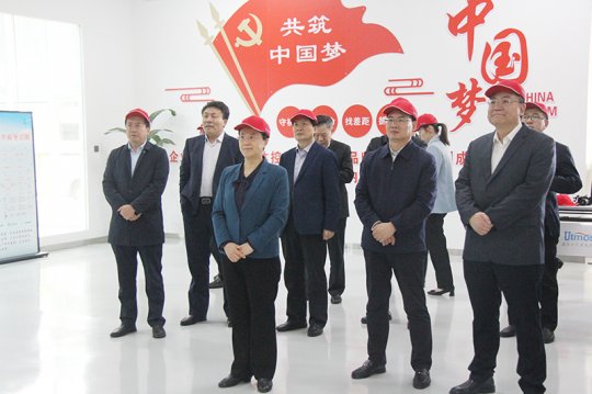遠義彬陪同畢志偉到濟寧能源精密制造產業園考察調研
