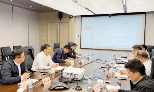 張廣宇帶隊到中船第九設計研究院對接項目合作