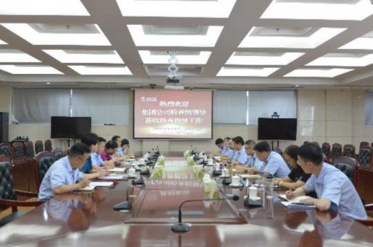 集團公司紀委監察室到安居煤礦檢查指導工作