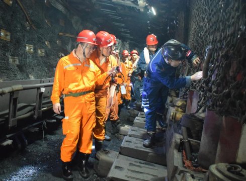 馬金平到運河煤礦督導檢查工作
