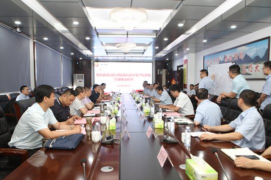 省能源局檢查組到陽城煤電開展安全生產標準化管理體系審核工作