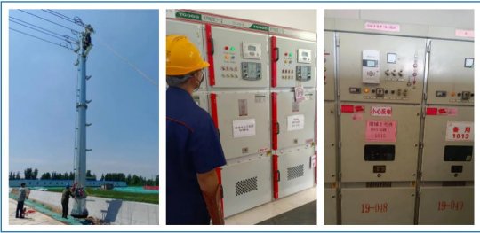 重點項目攻堅丨陽城2號井兩回10kV供電線路一次送電成功