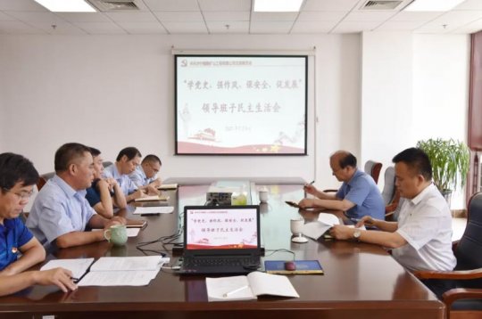 馬金平到鯤鵬公司參加領導班子專題民主生活會