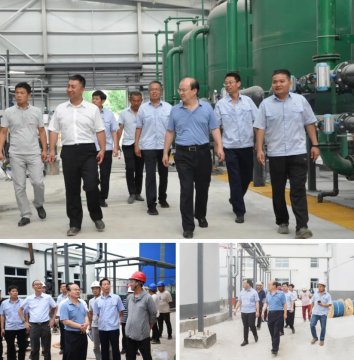 馬金平到集團公司相關企業督導檢查高鹽水項目建設情況