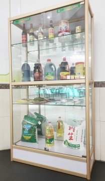 運興分公司各項目部新增食品原材料展示柜