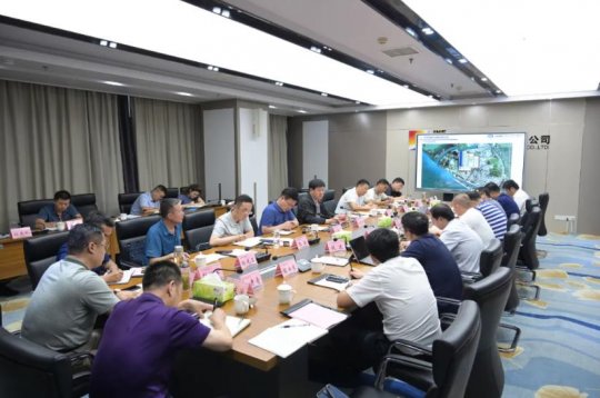 張勝明聽取濟寧港航新能源船舶修造基地項目可研報告
