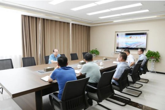 馬金平到梁山港督導檢查汛期防洪防災工作