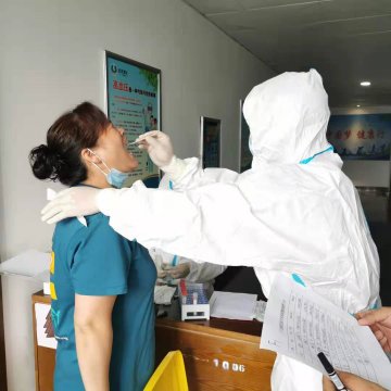 運河煤礦開展特定人群核酸檢測 做好職工健康“守門人”