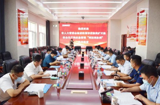 市人大常委會領導分別到金橋煤礦、義橋煤礦、梁山港開展“兩法兩條例”執法檢查