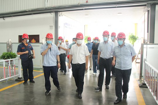 朱運華到精密制造產業園調研安全生產工作