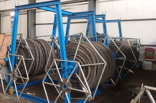 霄云煤礦：自制“電纜纏繞機”  工效標準雙提升
